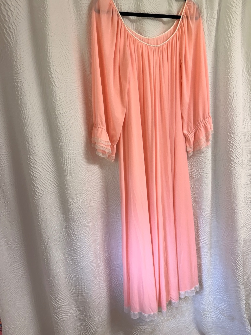Pink Vintage Nightgown fits Large - 3X; $19